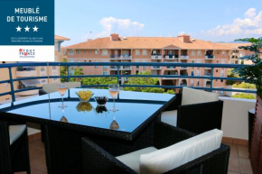 Port-Fréjus, LE PALADIEN, appartement 2 pièces climatisé, terrasse & parking